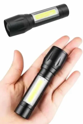Uzun Menzilli Usb Şarjlı El Feneri 2500 Lümen Kamp İçin