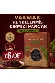 VAK-MAK Kırmızı Pancar Haşlanmış Rendelenmiş Yemeye Hazır