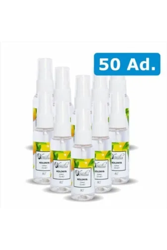 Venilia TYBAMFWG6O1EVHFY01 50 Adet Cep Ve Çanta Boy Limon Kolonyası 30 Ml