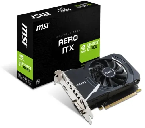 VGA GeForce GT 1030 AERO ITX 2G OC GT1030 2GB GDDR5 64b DX12 PCIE 3.0 x16 (1xHDMI 1x DVI)