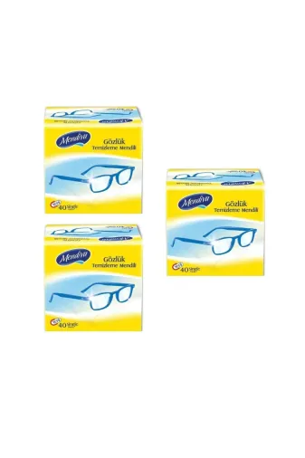 Vievs Store TYBWIOKW2OJQT7XA93 Gözlük Cam Ekran Kask Temizleme Mendili 120 Adet 3 Kutu