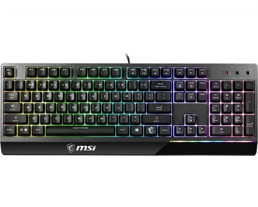 VIGOR GK30 TR GAMING KEYBOARD MEKANIK HISLI 6 BOLGE RGB LED AYDINLATMA SIVI DOKULMESINE DAYANIKLI OYUNCU KLAVYESI