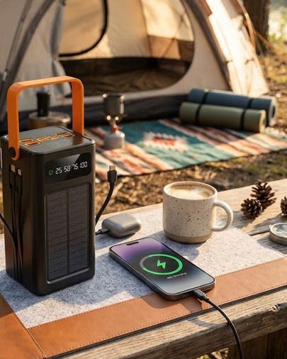 VINTESSY TKNUCZZZ80000GÜNEŞENERJİLİPOWERBANK- 80.000 Solar Şarj Özellikli Yüksek Kapasiteli Powerbank Hızlı Şarj Destekli Diğer