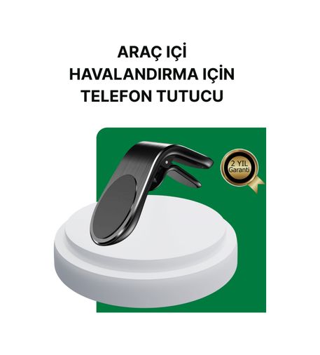 VINTESSY TKNUCZZZARACTUTUCUMİNİ-3MKR 360 Ayarlanabilir Araç Telefon Tutucu Tüm Telefonlarla Uyumlu Akıllı Saat