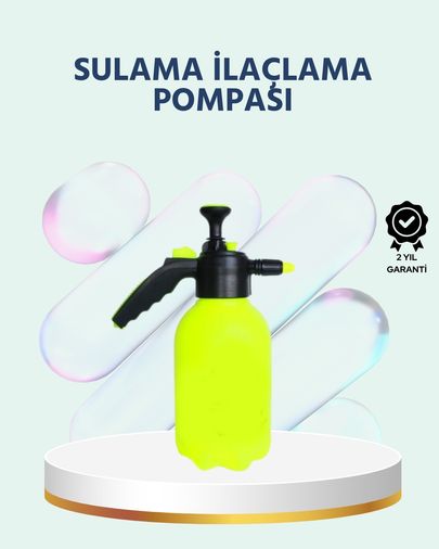 VINTESSY TKNUCZZZİLAÇLAMAPOMPASI-3MKR Basınçlı El Pompası 2 Litre Bakır Nozul Ayarlı Jet Ve Dağınık Atım Akıllı Saat