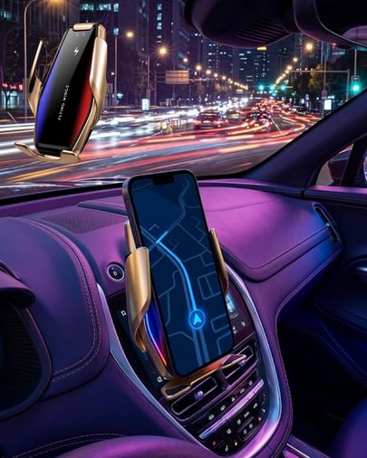 VINTESSY TKNUCZZZS7SENSÖRLÜTELEFONTUTUCUMKR Otomatik Sensörlü Araç Telefon Tutucu Kablosuz Şarj Özellikli 360 Derece Döner Akıllı Saat