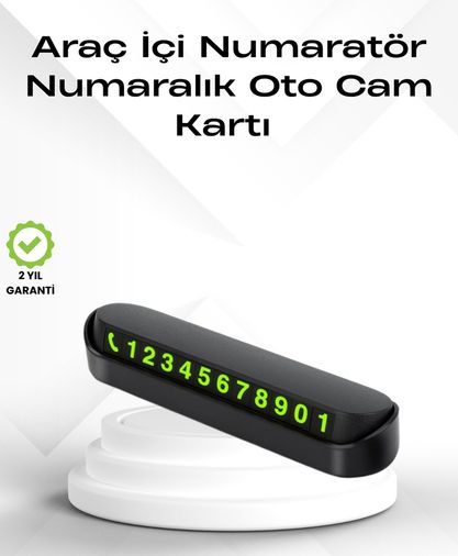 VINTESSY TKNXUCZNUMARATÖRRRRR-1MKR Fosforlu Işıltı İle Araç İçi Telefon Numaratörü Güvenli Parkın Anahtarı Akıllı Saat