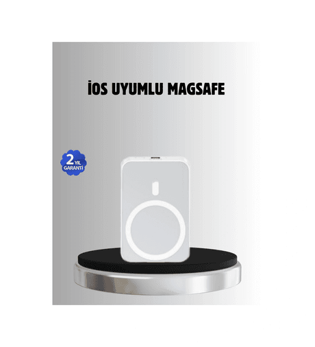 VINTESSY TKNXUCZZZLF100MAGSAFEMKR Magsafe Battery Pack Kablosuz Hızlı Şarj, Kompakt Ve Taşınabilir Güç Bankası Diğer