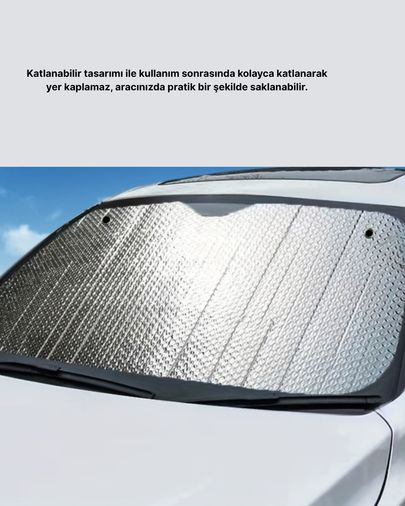 VINTESSY TKNXUCZZZOTOGÜNEŞLİKKK-1MKR Otomobil Güneşliği Katlanabilir Tasarım Ve Süngerli Isı Yalıtımı Akıllı Saat