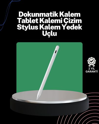 VINTESSY TKNXUCZZZUNIVERSALKALEMMMM-3MKR Akıcı Yazı Ve Çizim İçin Eğim Sensörlü Dijital Kalem 20 Saat Kesintisiz Kullanım Tablet Kalemi