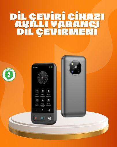VINTESSY TKNXXUCZZZTRANSLATOR-6MKR Seyahat Ve İş İçin Çok Dilli Taşınabilir Çeviri Makinesi Akıllı Çeviri Cihazı