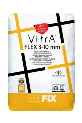 VitrA HRDVT014 Seramik Fayans Granit Flex Toz Yapıştırıcı Beyaz Kalekim 1 Kg