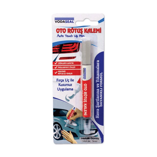 Vodaseal Oto Rötuş Kalemi Metalik Gümüş 5 ml