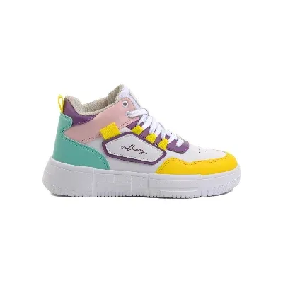 Walkway Beyaz Sarı Unisex Spor Ayakkabı