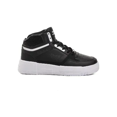 Walkway Siyah Beyaz Unisex Hi Sneaker