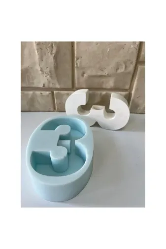 WAMMOLDS advent3sk Advent Mumları 3 Numara Silikon Kalıp