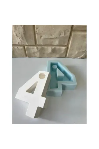 WAMMOLDS adventsk4 Advent Mumları 4 Numara Silikon Kalıp