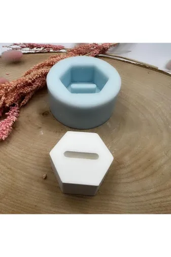 WAMMOLDS beşgenyüzüklüksk Beşgen Tekli Yüzük Standı Silikon Kalıp