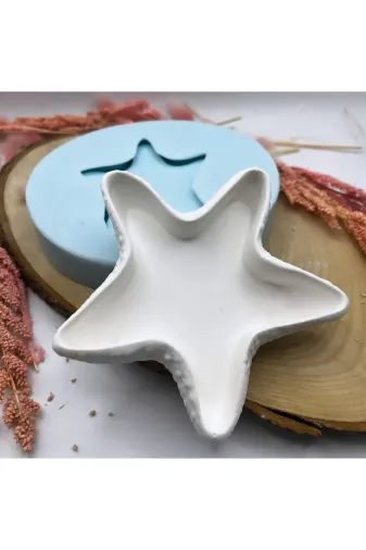 WAMMOLDS denizyıldızısunumluksk Deniz Yıldızı Sunumluk Silikon Kalıp