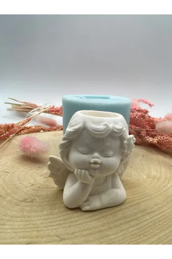 WAMMOLDS düşünenmeleksk Düşünen Melek Silikon Kalıp