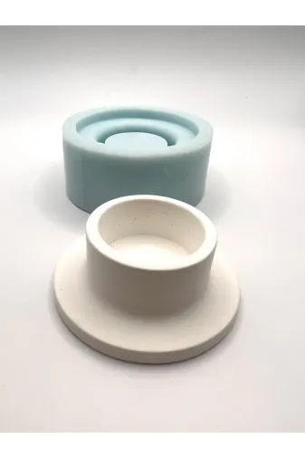 WAMMOLDS düzteaightmumsk Düz Tealight Mumluk Silikon Kalıp
