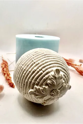 WAMMOLDS ikitarafıdesenlitop İki Tarafı Desenli Masa Üstü Dekoru Silikon Kalıp