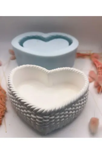 WAMMOLDS kalplisepetsk Kalpli Sepet Saksı Silikon Kalıp