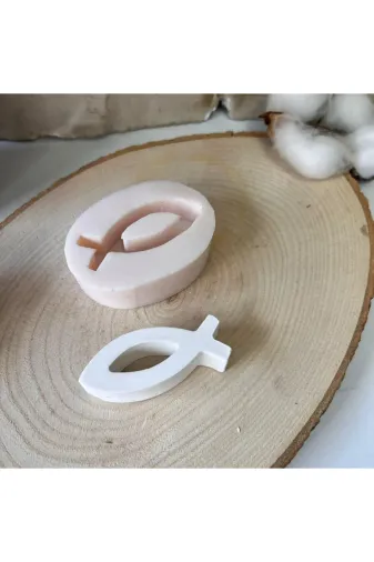 WAMMOLDS küçükkommorsbalıksk Küçük Communion Balık Silikon Kalıp