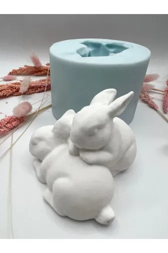 WAMMOLDS oyuncutavşanlarsk Oyuncu Tavşanlar Silikon Kalıp