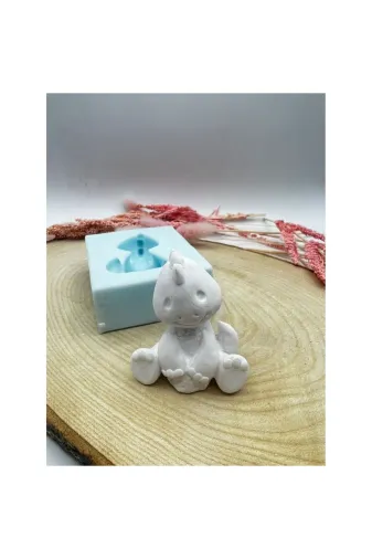WAMMOLDS sevimlidino2sk Sevimli Dino 2 Numara Bebek Protoceratop Silikon Kalıp