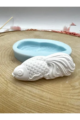 WAMMOLDS süslübalık1sk Süslü Balık 1 Numara Silikon Kalıp