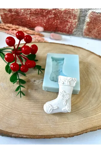 WAMMOLDS wam1505 Çiçekli Çorap Silikon Kalıp