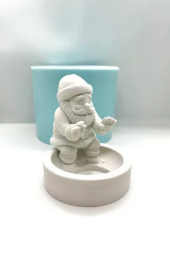 WAMMOLDS wam202517 Üşüyen Santa Büyük Silikon Kalıbı