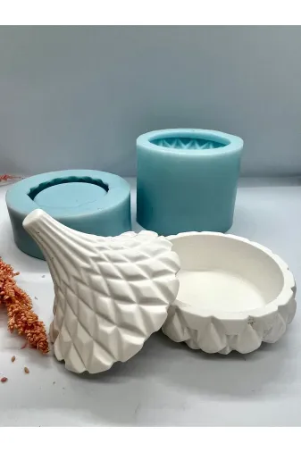 WAMMOLDS wam632 Mozaik Desenli Kutu Silikon Kalıp