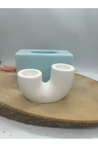 WAMMOLDS wam662 İkili Mumluk Silikon Kalıp