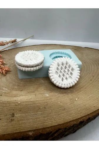 WAMMOLDS wam673 İkili Bisküvi Silikon Kalıp