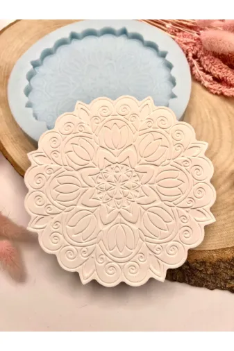 WAMMOLDS yıldızlımandalask Yıldızlı Mandala Silikon Kalıp