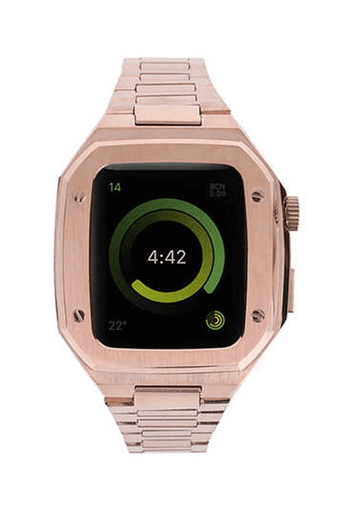Watch 44mm Metal Petek Kasalı Kordon - Rose Gold