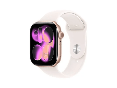 Watch Series 11 Gps 42Mm Rose Gold Aluminium Case With Light Blush Sport Band - S/m Meu04Tu/a