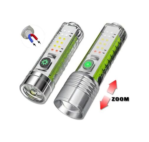 Watton TrLat0GF001K-GUVF-569-BLNCC 2023 Seri 8 Mod Şarjlı Yeni Nesil El Feneri Wt-609 Çok Renkli