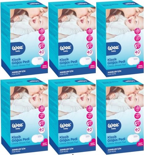 Wee Baby Klasik Göğüs Pedi (40 Lı) 240 Adet (6PK*40)