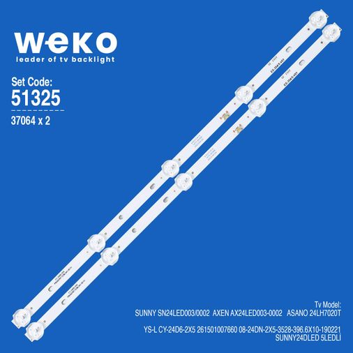 Weko Wkset-6325 LG 24" Tv Bar Led Takımı