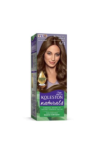 wella koleston RT-RYL-2KLN110-61 Naturals Saç Boyası Büyüleyici Kahve 6/1