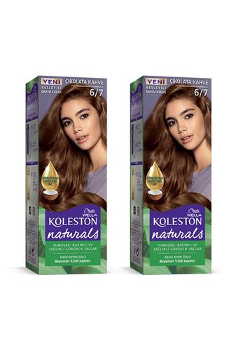 wella koleston RT-RYL-2KLN115-67-1 Naturals Saç Boyası Çikolata Kahve 6/7 2X Paket