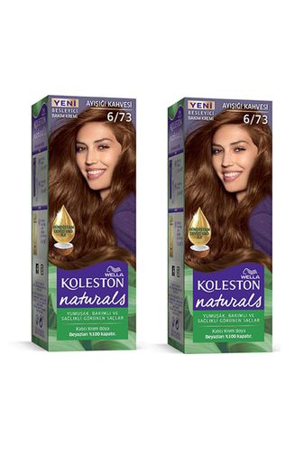 wella koleston RT-RYL-2KLN118-673-1 Naturals Saç Boyası Ayışığı Kahvesi 6/73 2X Paket