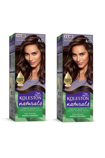 wella koleston RT-RYL-3KLN206-40 Naturals Saç Boyası Kahve 4/0 2X Paket