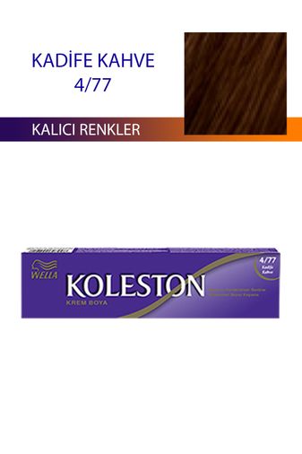 wella koleston RT-RYL-3KLT308-477 Single Tüp Boya Saç Boyası Kadife Kahve 4/77