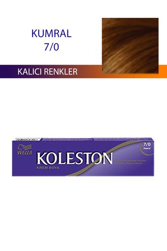 wella koleston RT-RYL-3KLT310-70 Single Tüp Boya Saç Boyası Kumral 7/0