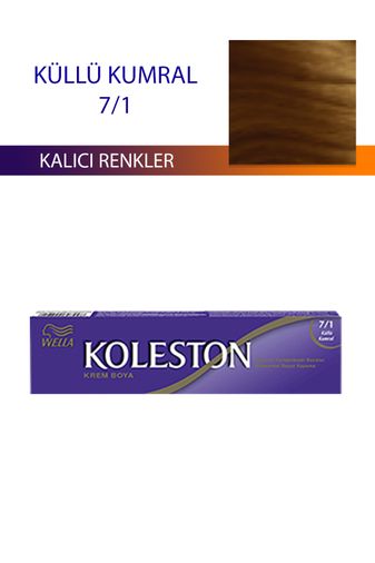 wella koleston RT-RYL-3KLT314-71 Single Tüp Boya Saç Boyası Küllü Kumral 7/1