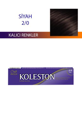 wella koleston RT-RYL-3KLT325-20 Single Tüp Boya Saç Boyası Siyah 2/0